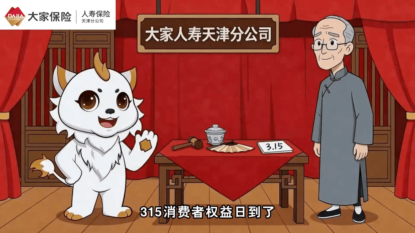 大家保险消费者权益视频画面